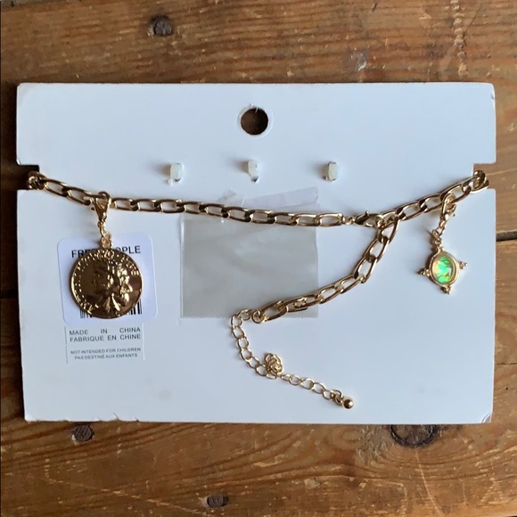 Free People Royal Charm Necklace, NWT - Picture 4 of 6